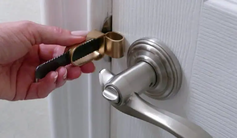 How to Lock a Bathroom Door Without a Lock?