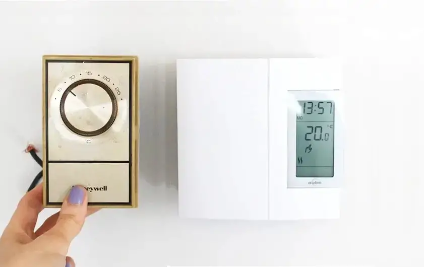 Replace Analog Thermostat With Digital