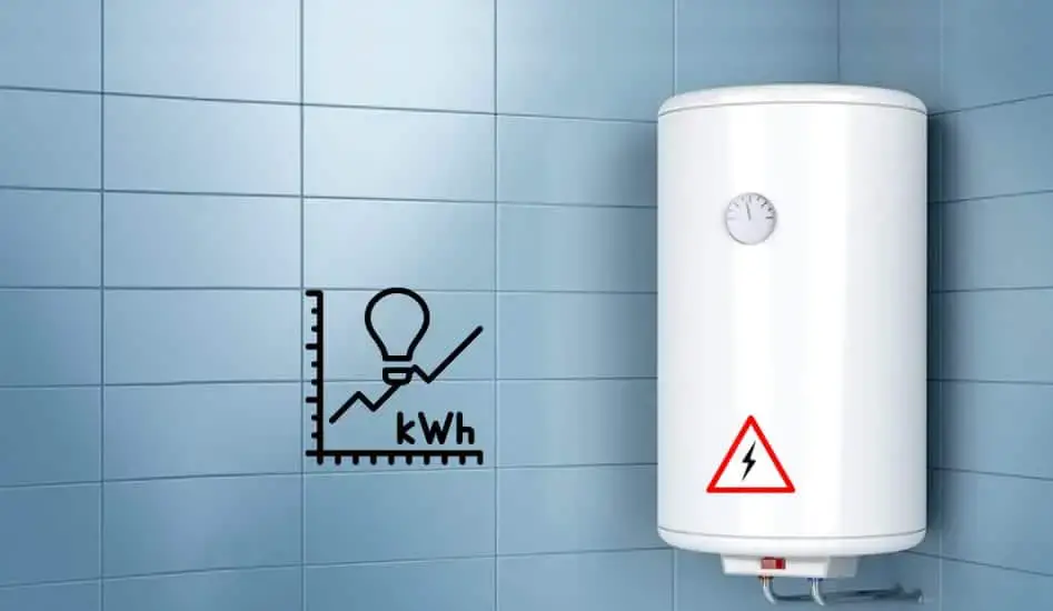 How Many Kwh Does a Water Heater Use Per Month 