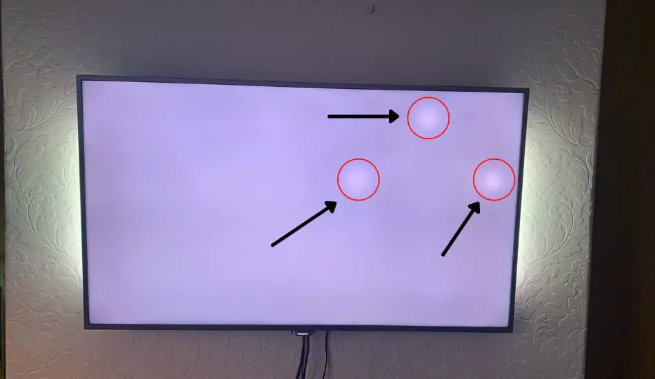 how to fix bright spot on samsung tv screen
