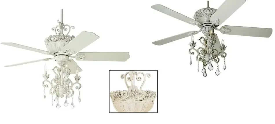 5 Unique Shabby Chic Ceiling Fan, Shabby Chic Ceiling Fan With Light