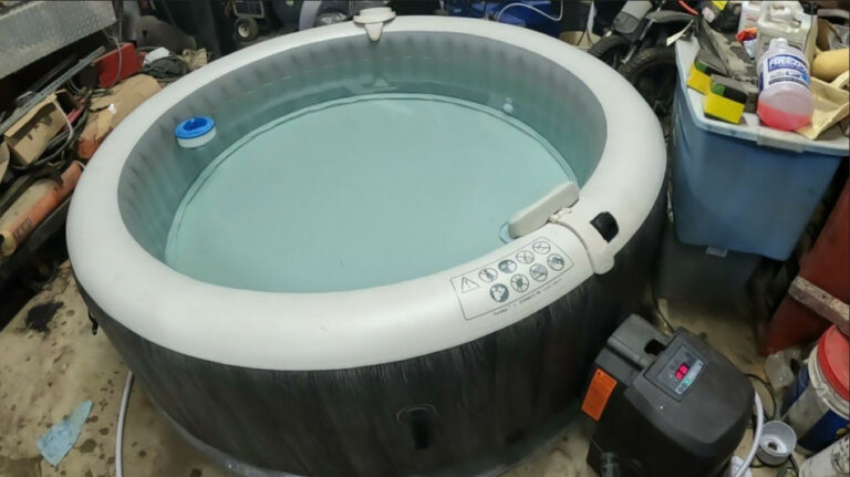 Can You Put an Inflatable Hot Tub In a Basement?