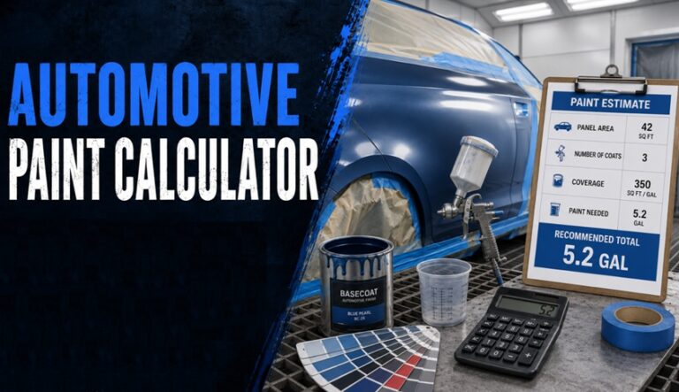 Automotive Paint Calculator: Car Paint Job Cost & Coverage