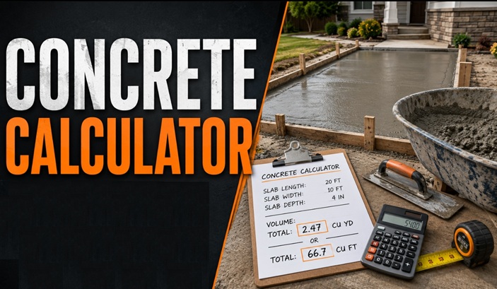 Concrete Calculator: Estimate Yards, Bags & Cost