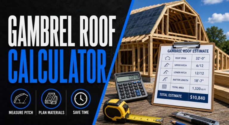 Gambrel Roof Calculator: Standard Barn Roof Dimensions