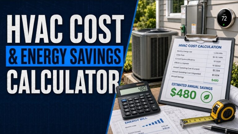 HVAC Cost & Energy Savings Calculator