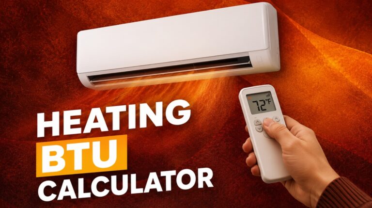 Heating BTU Calculator: Room Heat Capacity Estimator