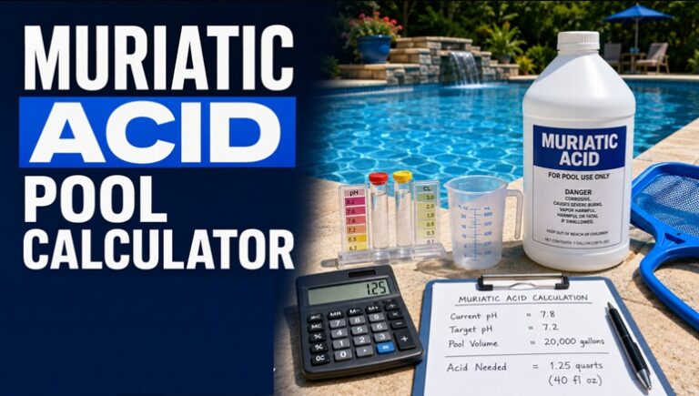 Muriatic Acid Pool Calculator: Precise pH & Alkalinity Dosing