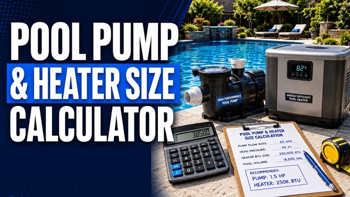 Pool Pump & Heater Size Calculator: Size Your Equipment Right