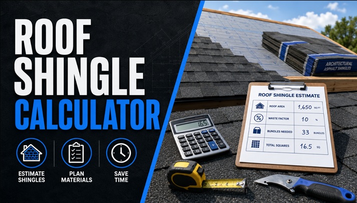 Roof Shingle Calculator: Estimate Roof Size & Shingles